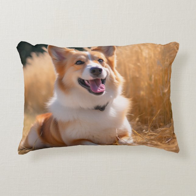 Anpassningsbar Pet Photo Prydnadskudde (Framsidan)