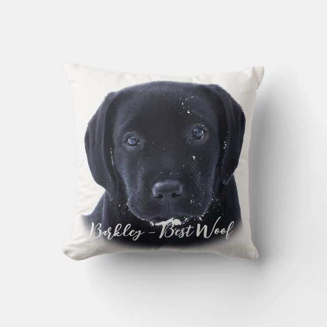 Anpassningsbar Pet Photo Simple Hund älskare Keeps Kudde (Framsida)
