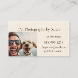 Anpassningsbar Pet Photography-Roligt Visitkort