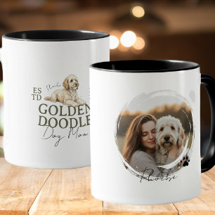 Anpassningsbar Pet Porträtt Hund Mamma Golden Dood Mugg