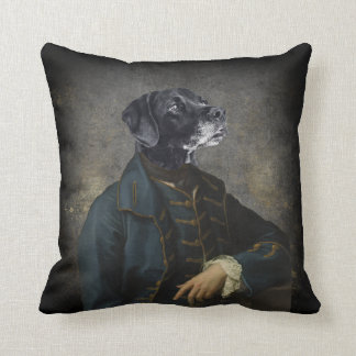 Anpassningsbar Pet Porträtt Painting Admiral Doggo Kudde