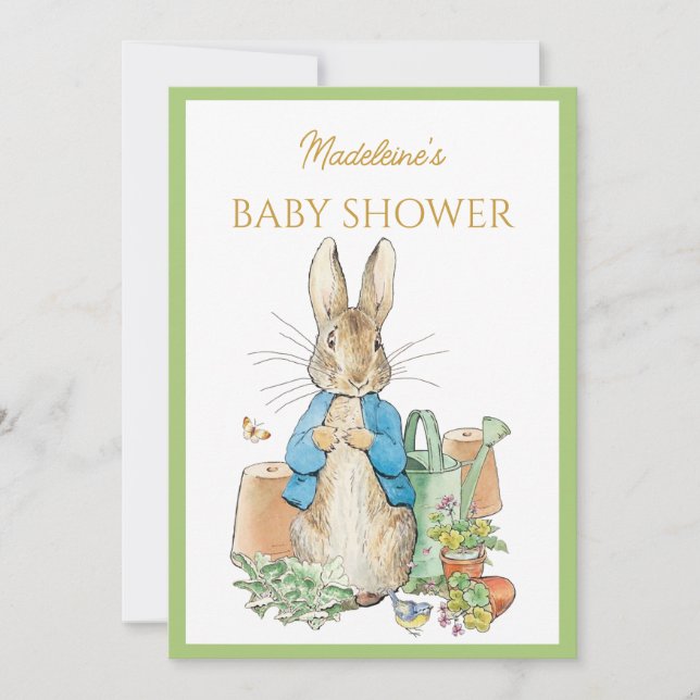 Anpassningsbar Peter the kanin Inbjudningar (Framsida)