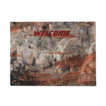 Anpassningsbar Petrified Wood Doormat
