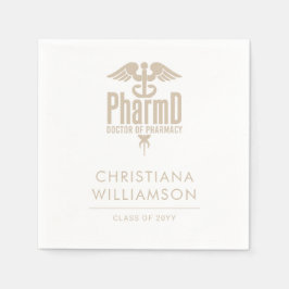 Anpassningsbar PharmD Doktor of Pharmacy Studentfe Pappersservett