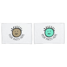 Anpassningsbar Photo 2 x STANDARD PILLOWCASES-mall