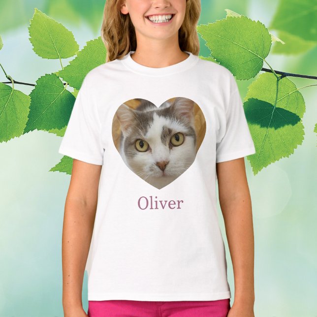 Anpassningsbar Photo Add Namn Personlig T-Shirt (Skapare uppladdad)