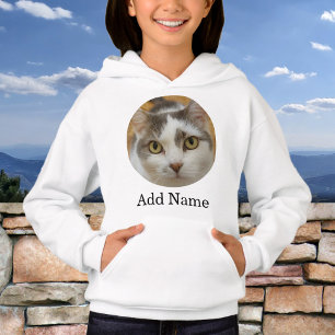 Anpassningsbar Photo and Namn Personlig Kids T Shirt