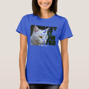 Anpassningsbar Photo and Text Personlig Best Cat M T Shirt