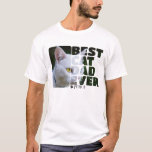 Anpassningsbar Photo and Text Personlig Best Cat P T Shirt<br><div class="desc">Anpassningsbar Photo and Text Personlig Best Cat Cat Pappa t-shirts från Ricaso - lägg till ditt eget foto,   och text till anpassadets skjorta - perfekt för fars dag eller vilken dag som helst</div>