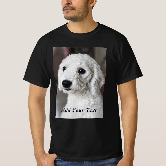 Anpassningsbar Photo and Text Personlig T-Shirt (Framsida)