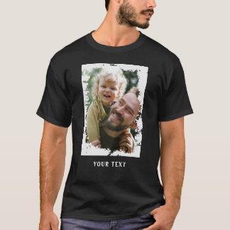 Anpassningsbar Photo and Text Personlig T-Shirt