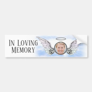 Anpassningsbar Photo Angel Vingar Car Magnet Bildekal
