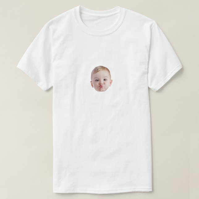 Anpassningsbar Photo Ansikte for Family Member Bir T Shirt (Design framsida)