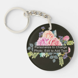 Anpassningsbar Photo Art Namn Monogram Acrylic RD