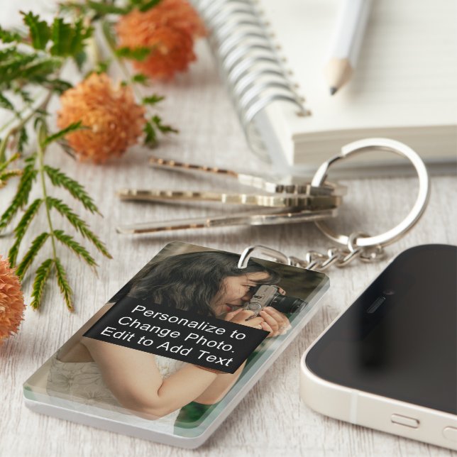 Anpassningsbar Photo Art Namn Monogram Quote Acryl (Högra Framsidan)