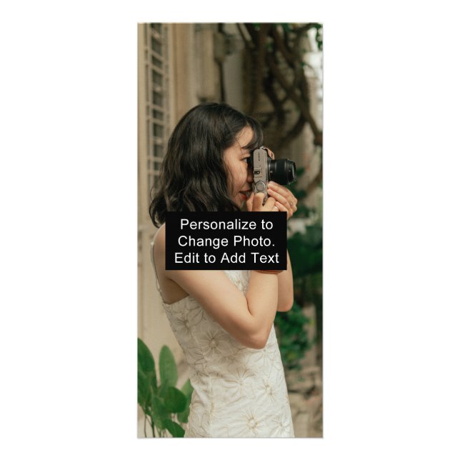 Anpassningsbar Photo Artwork Business Promotional  Reklamkort (Framsidan)