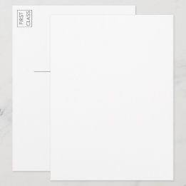 Anpassningsbar Photo Artwork Typography Large Post Inbjudningar