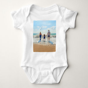 Anpassningsbar Photo Baby Bodydress Gift med foton T Shirt