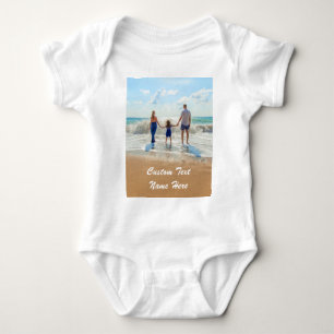 Anpassningsbar Photo Baby Bodykostym med foton och T Shirt