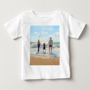 Anpassningsbar Photo Baby T-Shirt Your Favorite Ph
