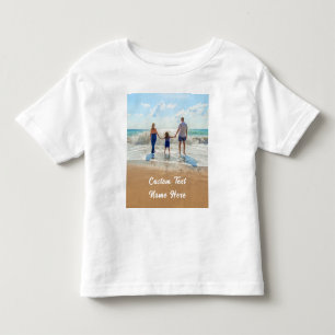 Anpassningsbar Photo Baby T-Shirt Your Photos and