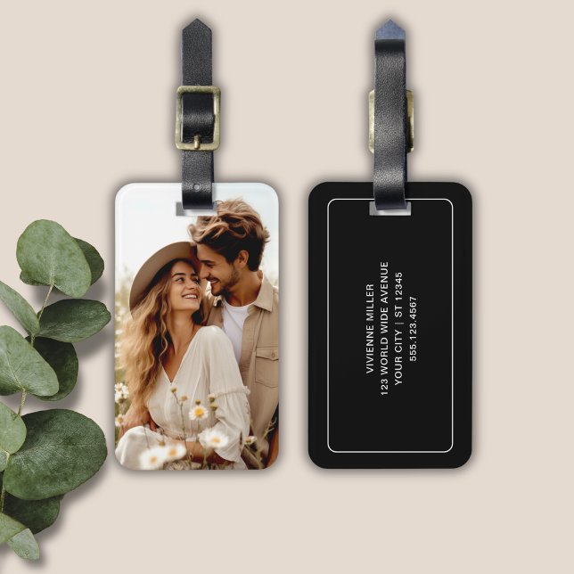 Anpassningsbar Photo Bagagebricka (custom photo luggage tag)