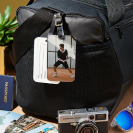 Anpassningsbar Photo Bagagebricka