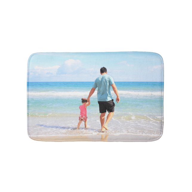 Anpassningsbar Photo Bath Mat your Photos Gift Badrumsmatta (Framsidan)