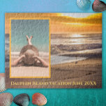 Anpassningsbar Photo Beach Sunset Vacation Memorie Pussel<br><div class="desc">Anpassningsbar Photo Beach Sunset Vacation Memories-pussel gör ett underbart semesterminne för din familj. Anpassa fotot med en från semestern,  lägg till ställe och datum,  så får du resa för alltid.</div>