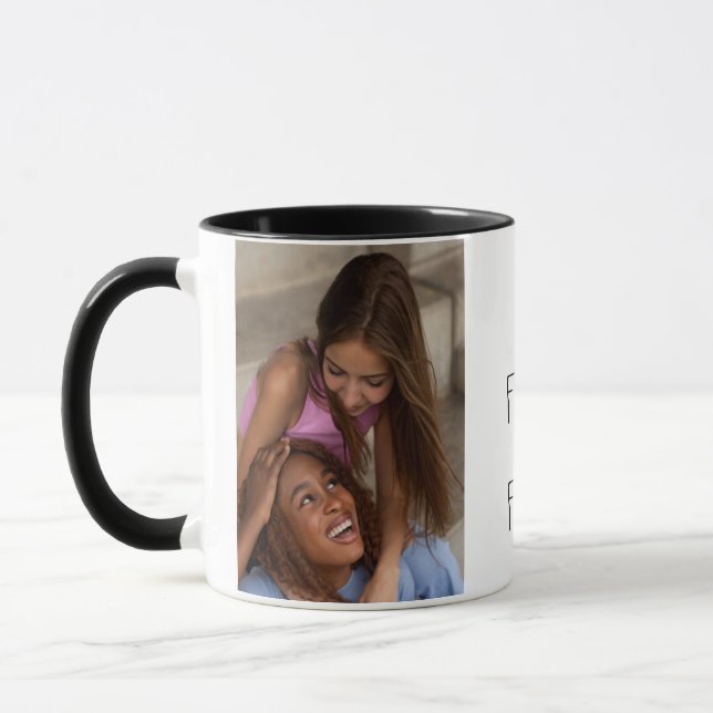 Anpassningsbar Photo Best Friends Forever, BFF Mug Mugg (Vänster)