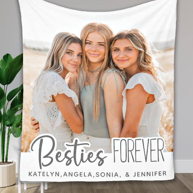 Anpassningsbar Photo Best Friends Forever Fleece B (Skapare uppladdad)