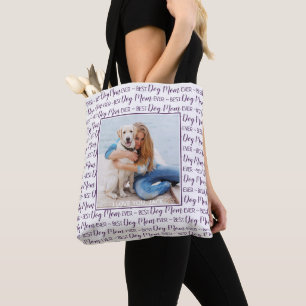 Anpassningsbar Photo Best Hund Mamma Tygkasse
