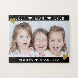 Anpassningsbar Photo Best Mamma någonsin Mors dag Pussel
