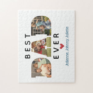 ANPASSNINGSBAR Photo Best PAPPA All Fars dag Gift Pussel