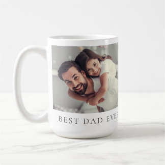 Anpassningsbar Photo Best Pappa någonsin Kaffemugg