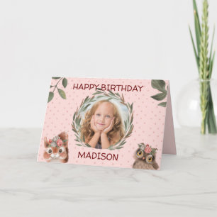 Anpassningsbar Photo Birthday Kort