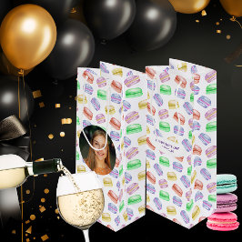 Anpassningsbar Photo Birthday Mönster Cookies Maca