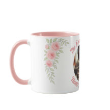 Anpassningsbar Photo Blommigt Mugg - det bästa Mam