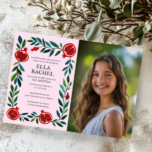 Anpassningsbar PHOTO B'nai Fladdermus Pub Mitzvah Inbjudningar