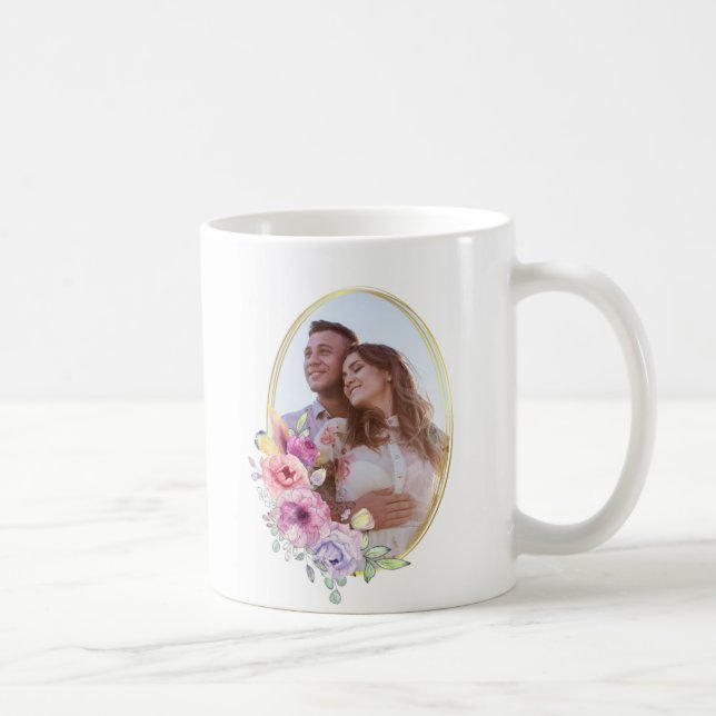Anpassningsbar Photo Boho Ram Coffee Mugg (Höger)