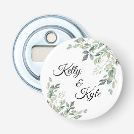 Anpassningsbar Photo Bröllop Förlovning Rustic Nap Flasköppnare