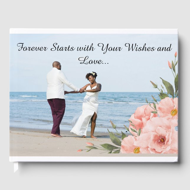 Anpassningsbar Photo Bröllop Guest Bok (Framsida)