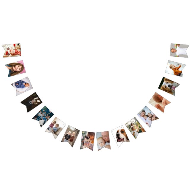 Anpassningsbar Photo Bunting Flaggor (Alla)