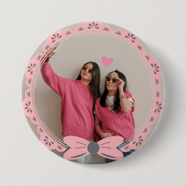 Anpassningsbar Photo Button Pin - Mor Day Gift Knapp