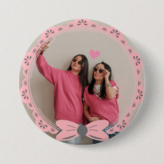 Anpassningsbar Photo Button Pin - Mor Day Gift Knapp
