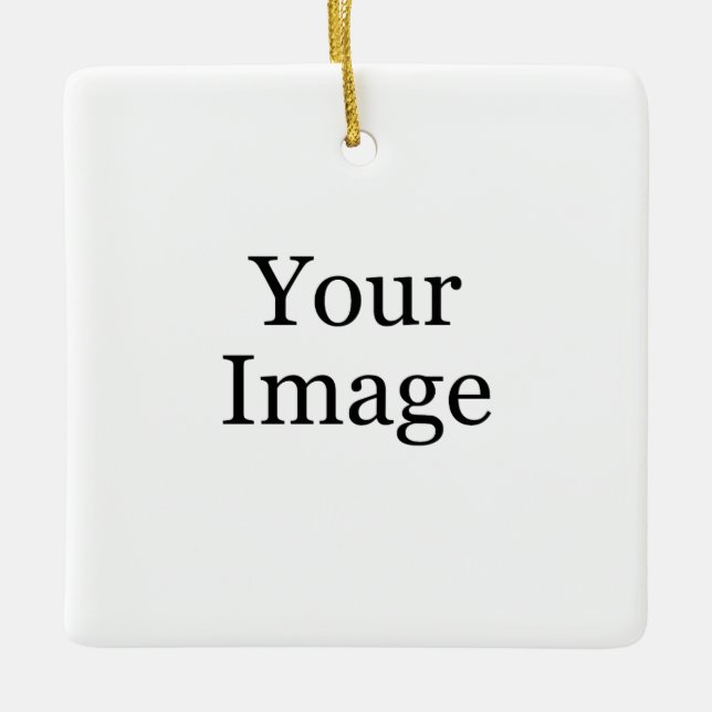 Anpassningsbar Photo Ceramic Ornament (Framsida)