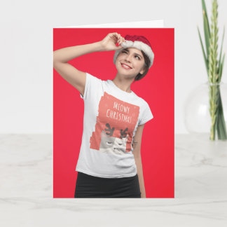 ANPASSNINGSBAR PHOTO CHRISTMAS CARDS KORT