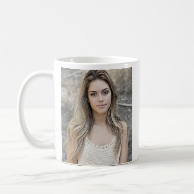ANPASSNINGSBAR PHOTO COFFEE MUGG (Vänster)