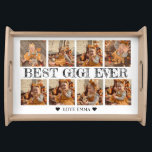 Anpassningsbar Photo Collage Grandma Gift Best Gig Frukostbricka<br><div class="desc">Vet du vad din mor skulle kärlek mer än någonting annat? En personlig fotokollage av hennes barnbarn! Den här fantastisk är perfekten för att visa henne hur mycket du bryr dig. Hon kommer inte bara att ha sin egen speciella keepy, utan det kommer också att ge en underbar gåva till...</div>