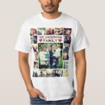 Anpassningsbar Photo Collage-hjärtan och text T-Sh T Shirt<br><div class="desc">Personligens coola T. Lägg till din egen bilder.

Lägg enkelt till egna favoritfoton,  redigera fotofilter,  T-shirt stil och färg och typsnitt ( storlek,  stil,  färg ... ). För bästa resultat rekommenderas använda av foton med subjekt framför,  centrerade och med en bakgrund som fungerar som marginaler.

Hjälp om design:https://www.zazzle.com/live/categories/design help</div>
